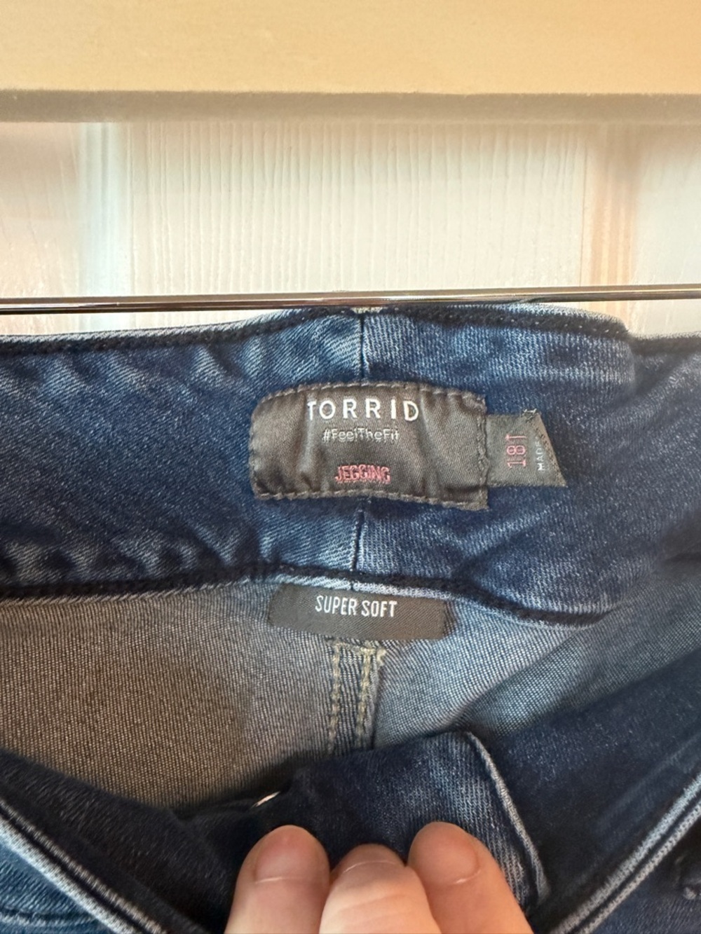 torrid Dark Blue High-Rise Skinny Jeans - Picture 4 of 5